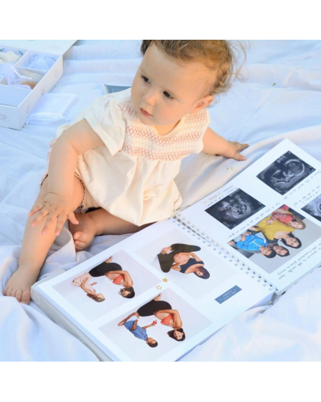 Album scrapbooking naissance personnalisable prenom bebe est