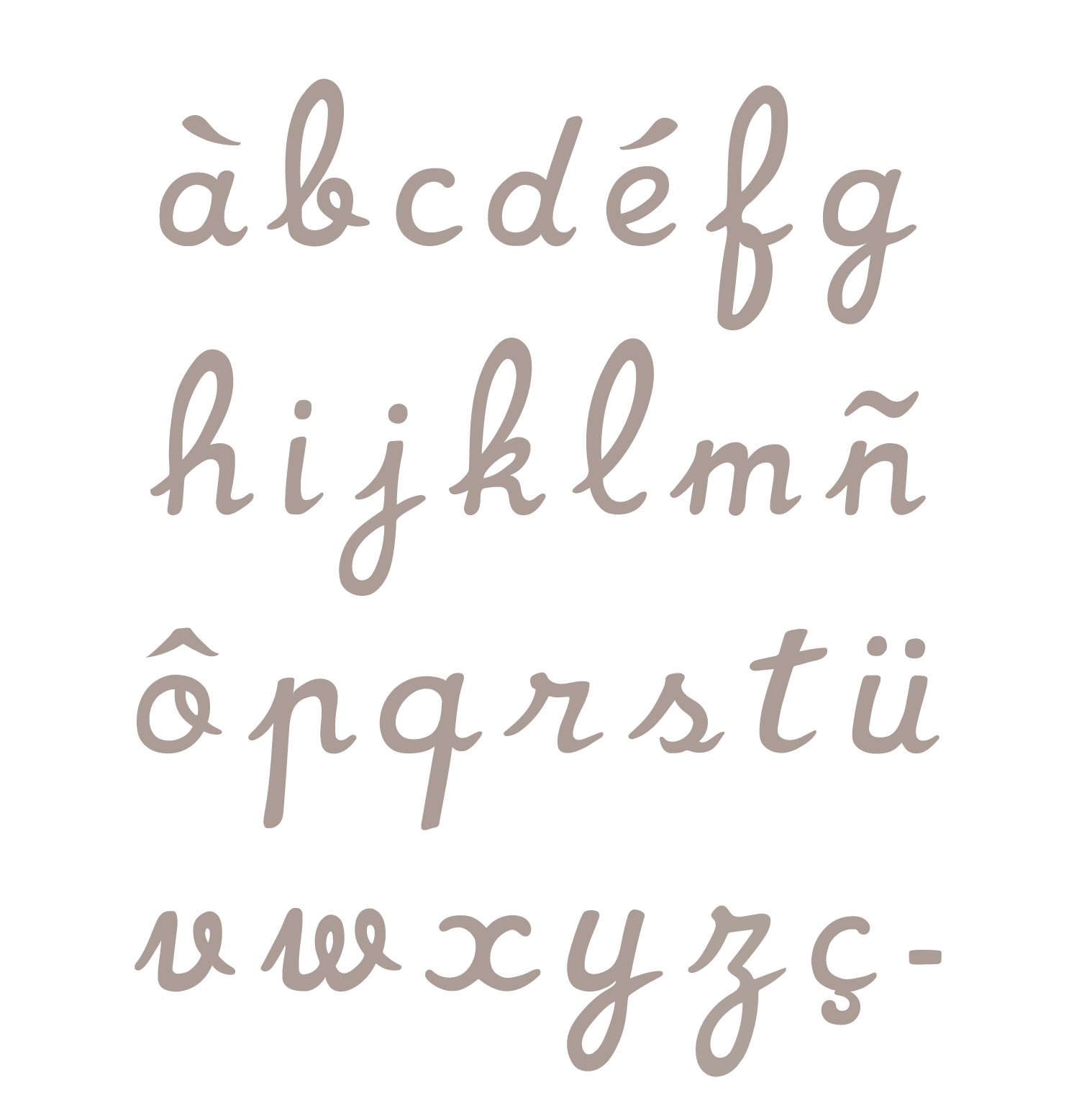 lettres prénom minuscules