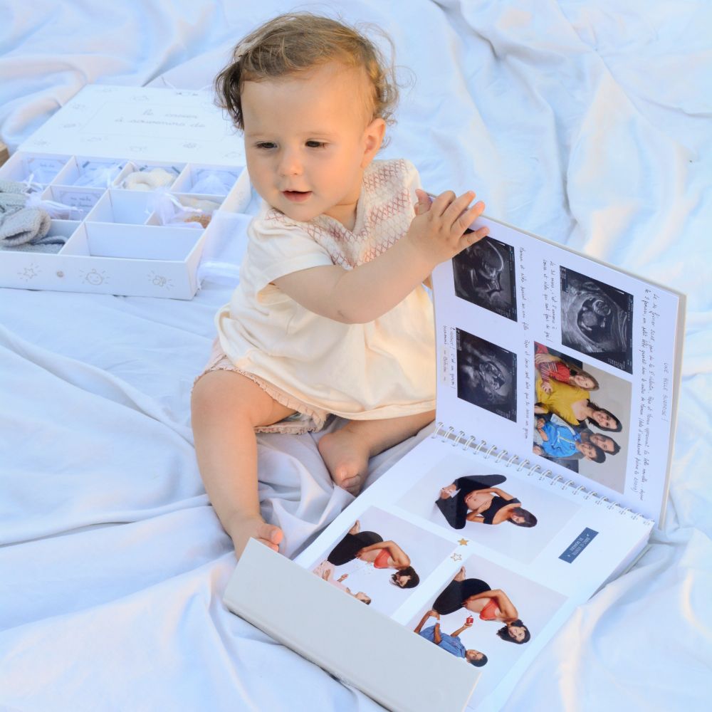 album bébé avec stickers