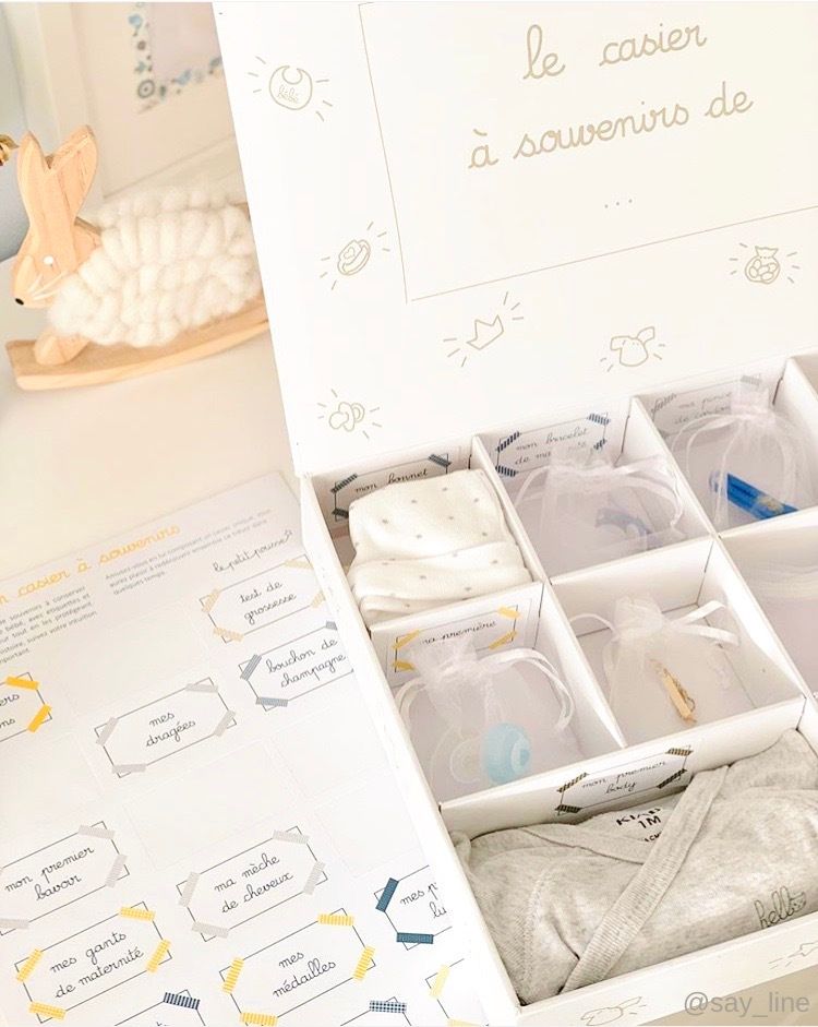 coffret souvenirs naissance