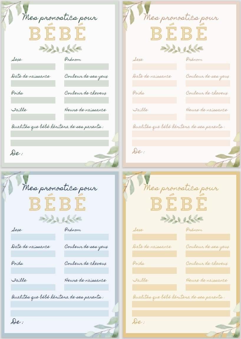 quizz babyshower