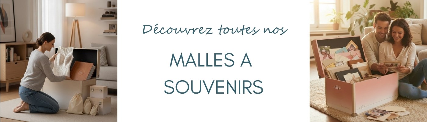 rangement souvenirs malle coffre adulte