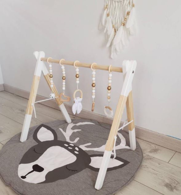jeu éveil bébé en bois