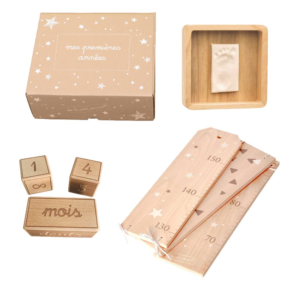 Coffret naissance personnalisé bois