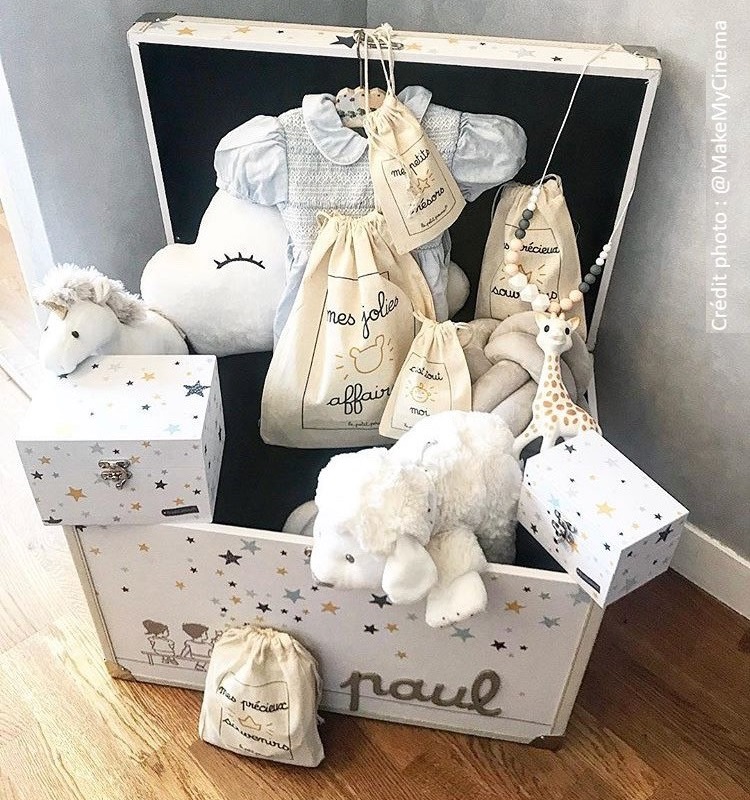 Cadeau naissance personnalisé bébé - décoration chambre enfant