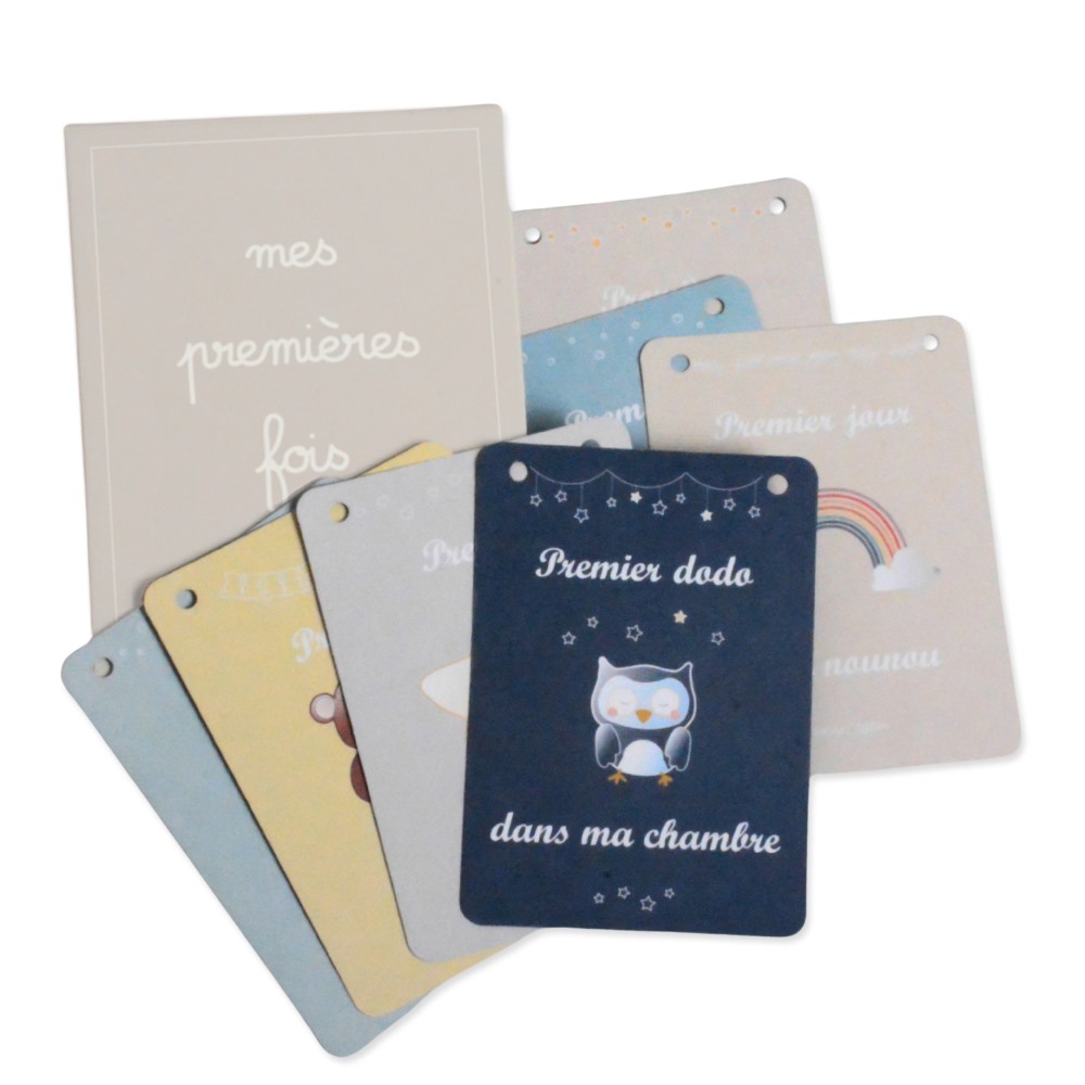 journal de bébé cartes étapes