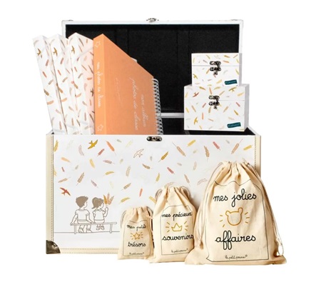 trousseau rangement souvenirs d'école