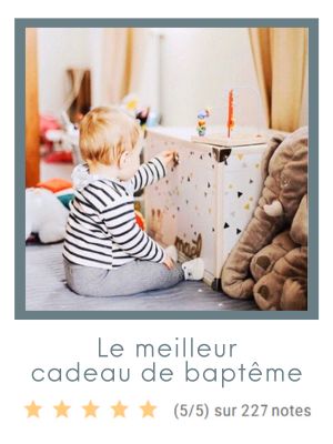 cadeau baptême garçon : sa malle à souvenirs