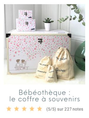 cadeau naissance malle à souvenirs