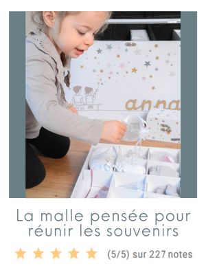 cadeau naissance coffre souvenirs