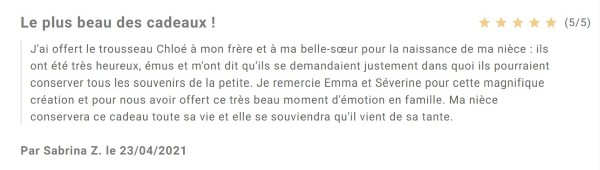 cadeau pour maman après accouchement