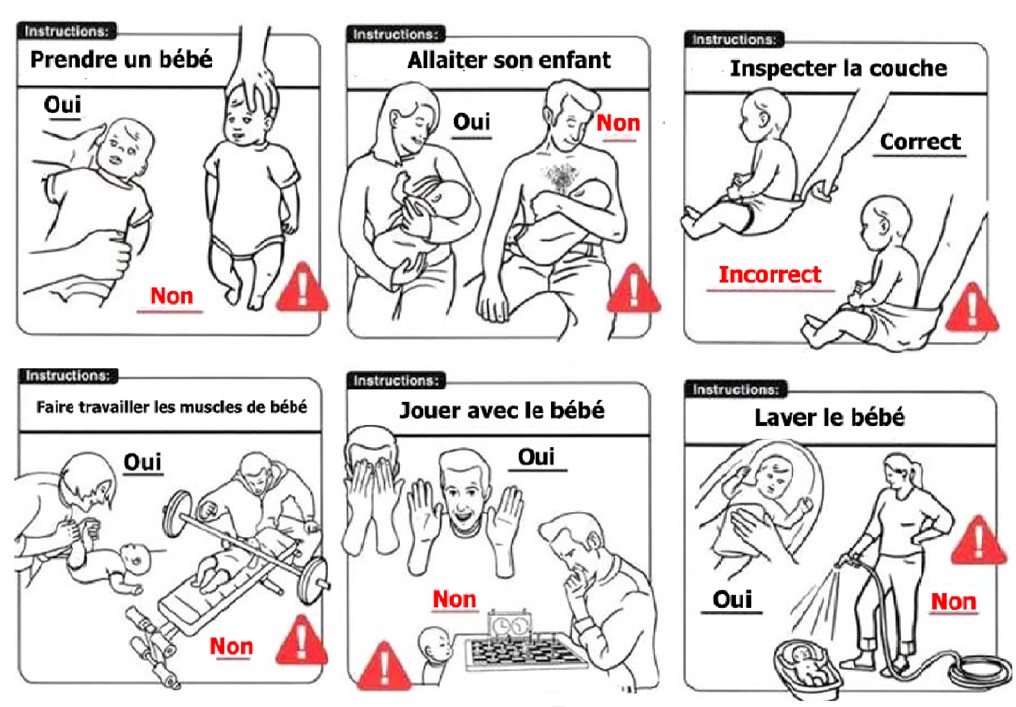 carte humoristique jeunes futurs parents à télécharger