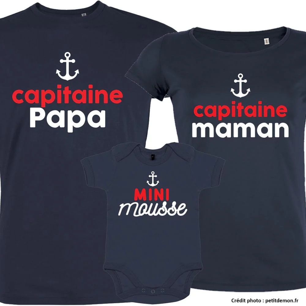 vêtements assortis cadeau rigolo futurs parents