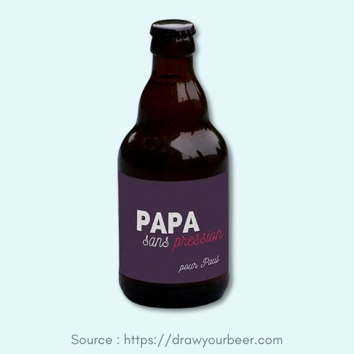 bouteille nouveau papa