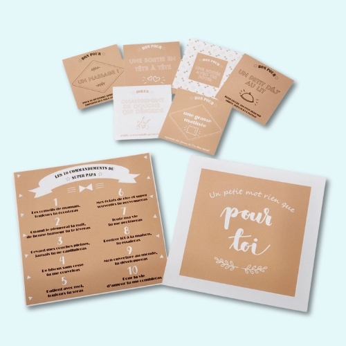 carte cadeau nouveau papa