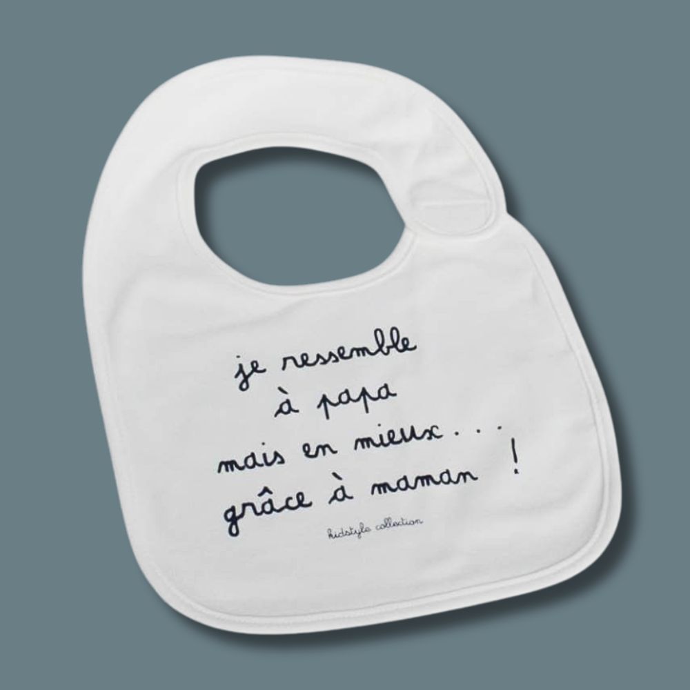 bavoir humour kit survie papa