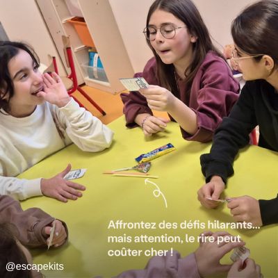jeu familial escape game à la maison
