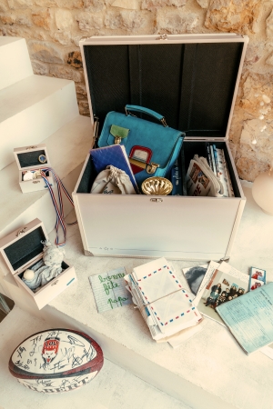 cadeau fête des pères personnalisé coffre à souvenirs