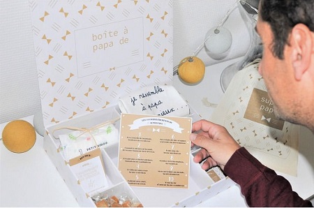 coffret cadeau futur papa