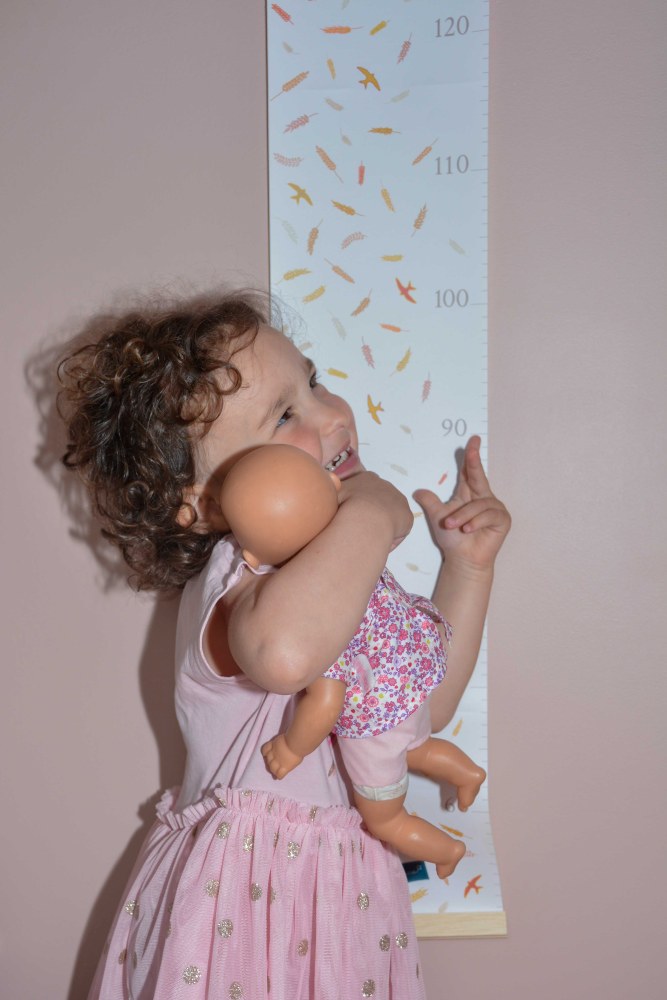 toise cadeau original 2 ans