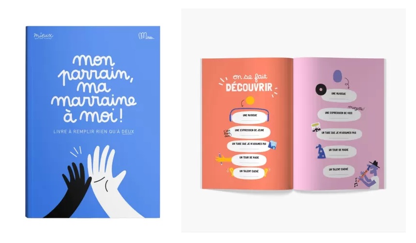 livre personnalisé marraine filleul