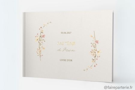 cadeau baptême adulte livre d'or