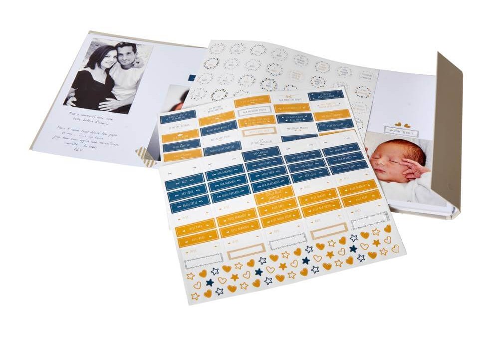 album photo naissance cadeau nourrisson