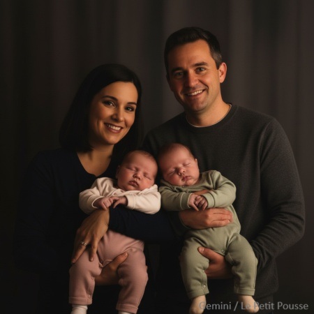 cadeau naissance parents jumeaux