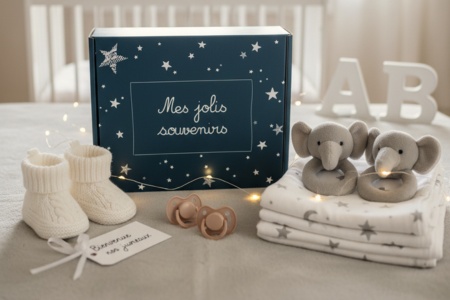 coffret cadeau naissance jumeaux