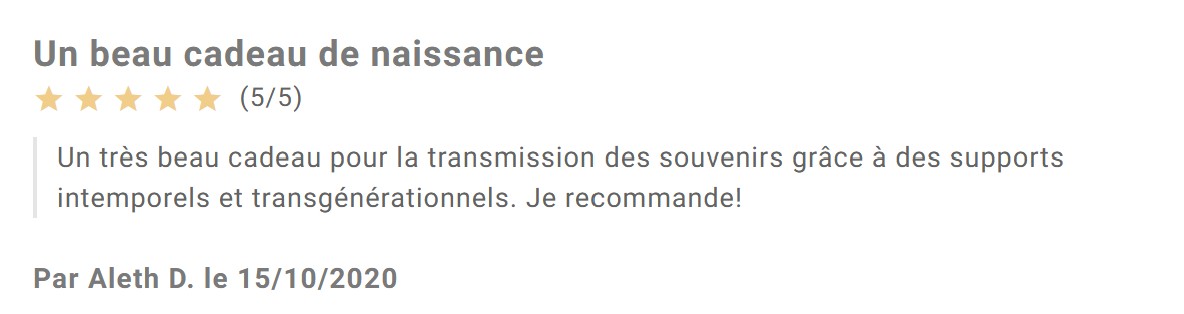 avis coffret cadeau bébé Le Petit Pousse
