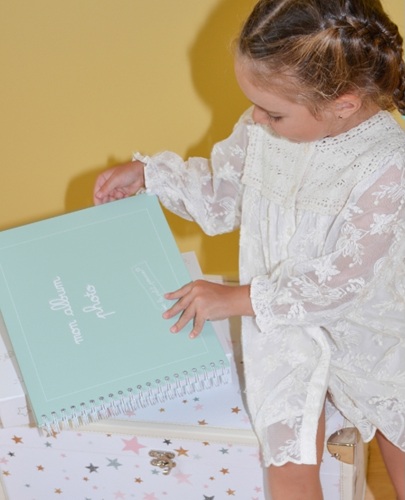 cadeau baptême livre photo bébé