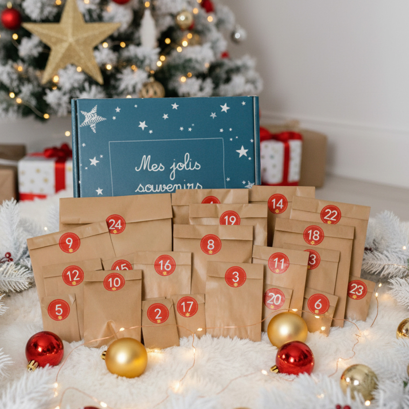 calendrier de l'avent cadeau bébé 1 mois