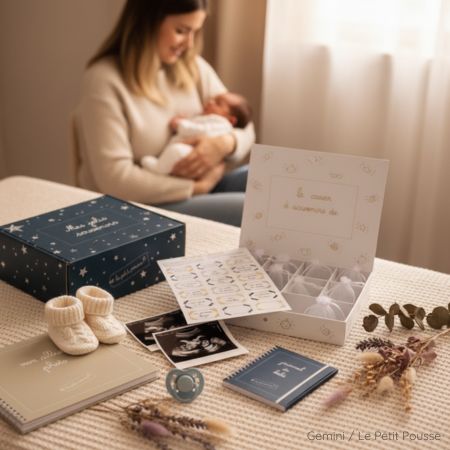 coffret cadeau baptême bébé