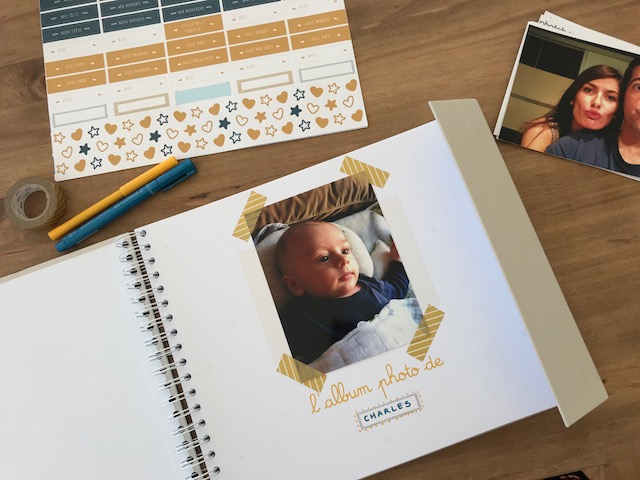 coffret bebe garcon album photo