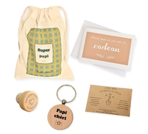 kit cadeaux futur papi