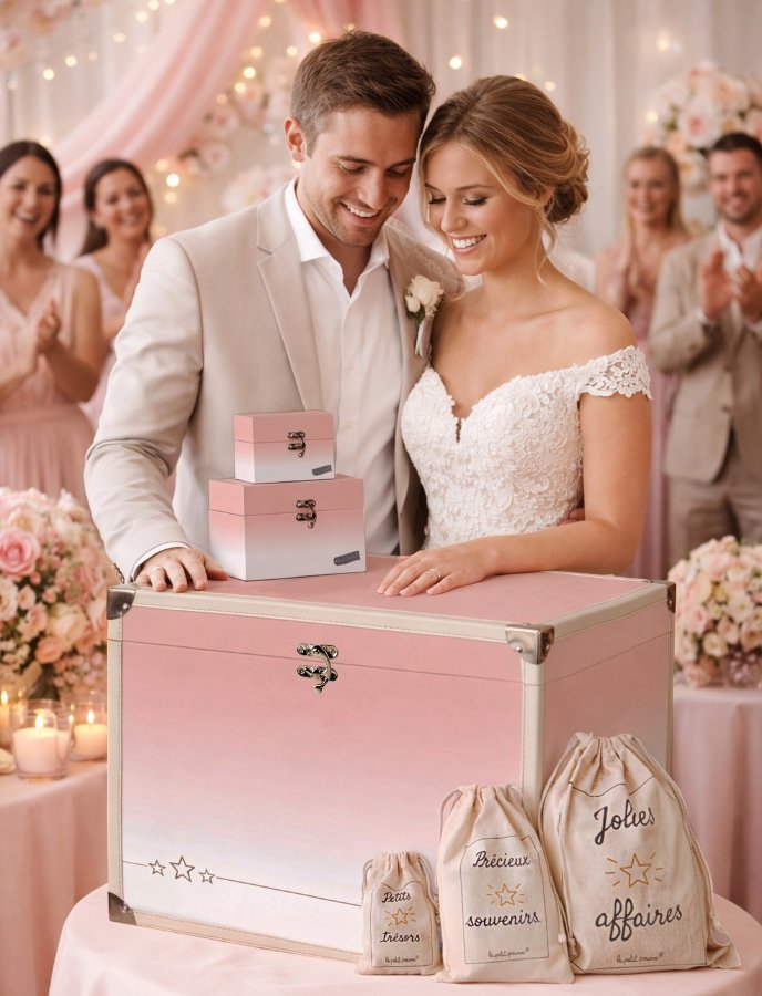 boite souvenirs mariage personnalise