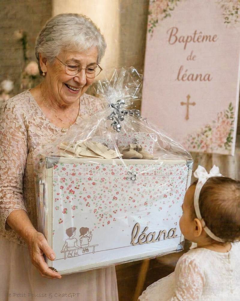 coffret baptême original