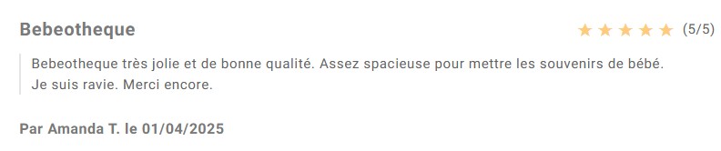 avis boite rangement enfant