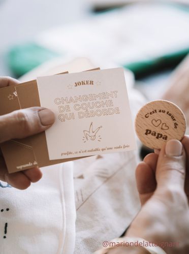 cadeau première fête des pères bébé