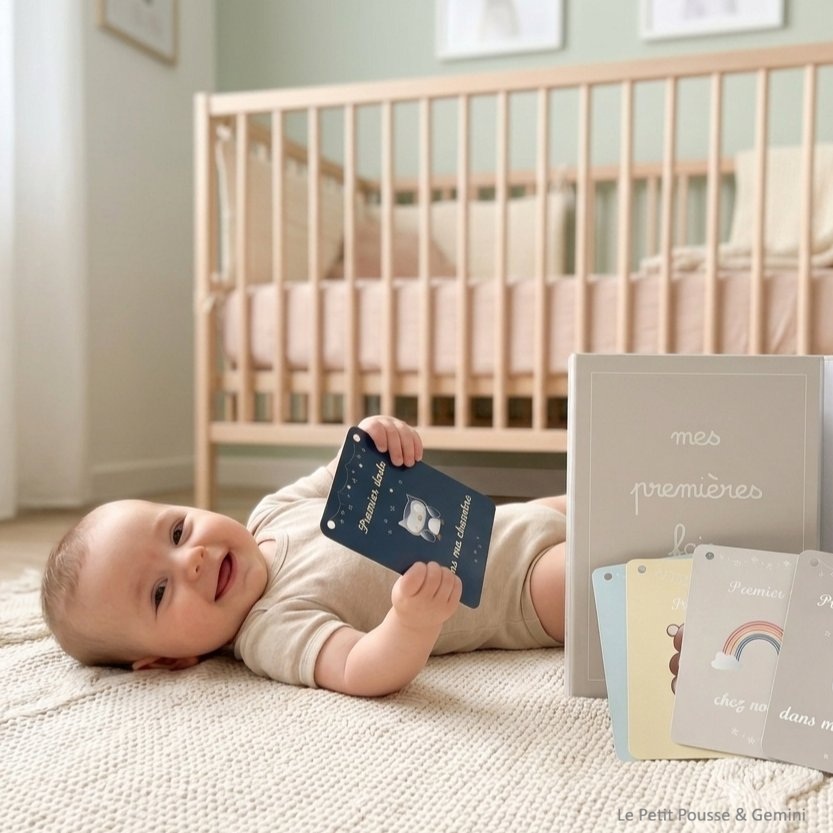 idée cadeau original pour naissance cartes étapes
