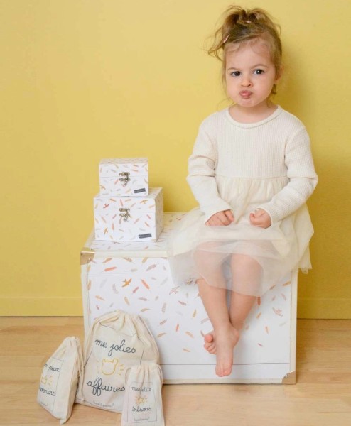 idée cadeau baptême fille malle Le Petit Pousse